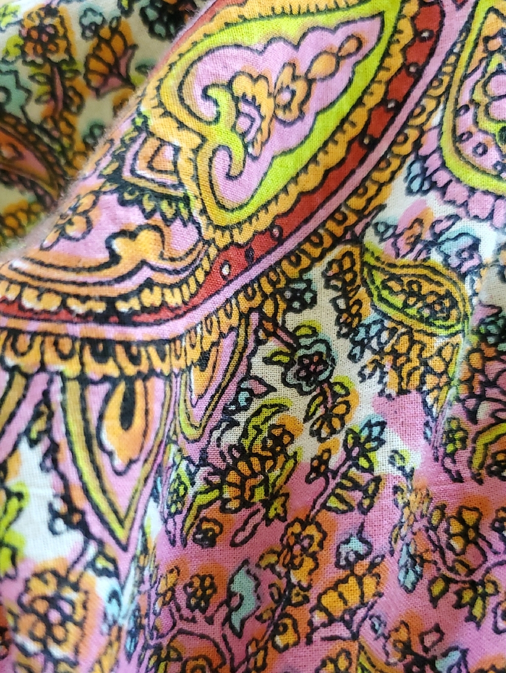 FEMME TIERED BOHO MIDI SWING SKIRT SIZE MEDIUM BEADED+SEQIINS EXCELLENT LIKE NEW - Picture 10 of 13